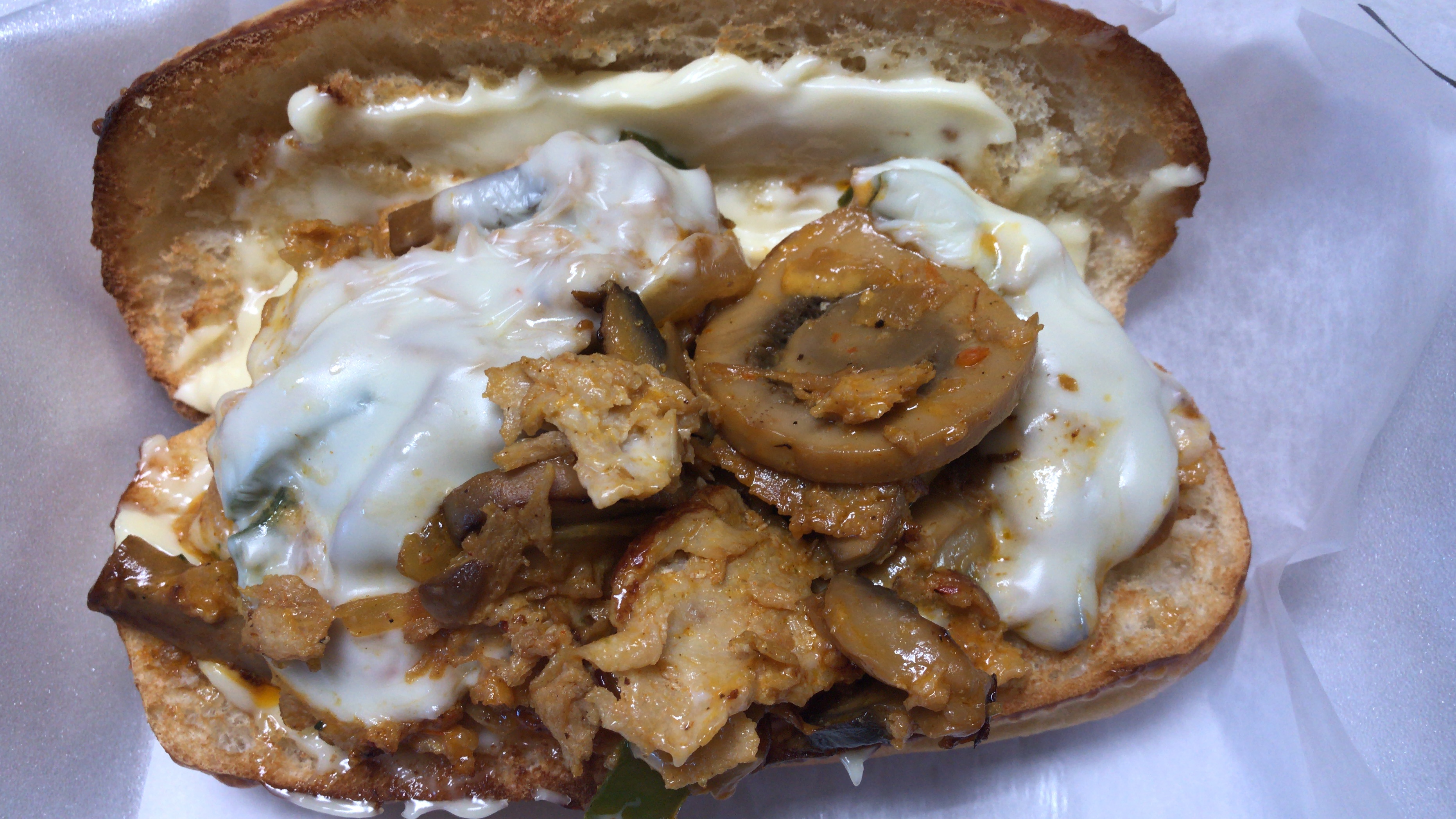 Order Chicken Philly with Fries & 12oz can soda. food online from Ding Wing store, Suffolk on bringmethat.com