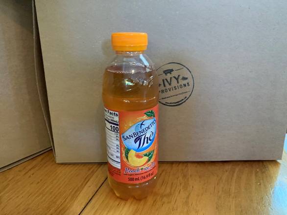 Order San Benedetto - Peach Iced Tea food online from Ivy Provisions store, Charlottesville on bringmethat.com