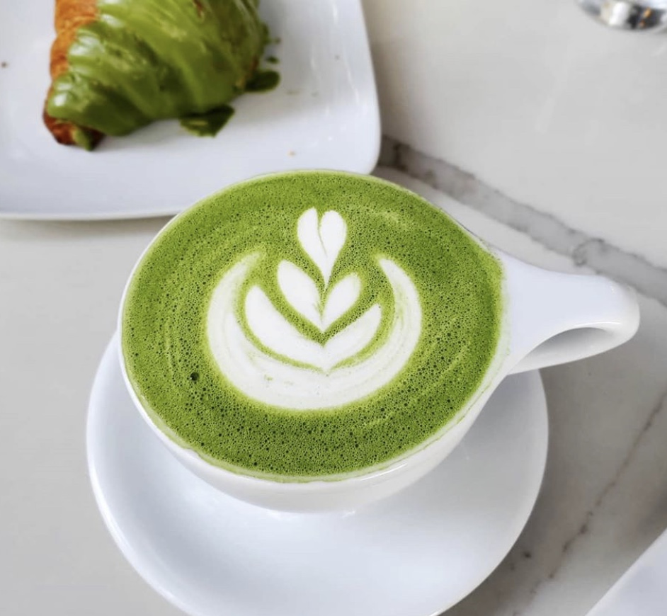 Order Organic Matcha Latte food online from Republik Coffee Lounge store, Pasadena on bringmethat.com