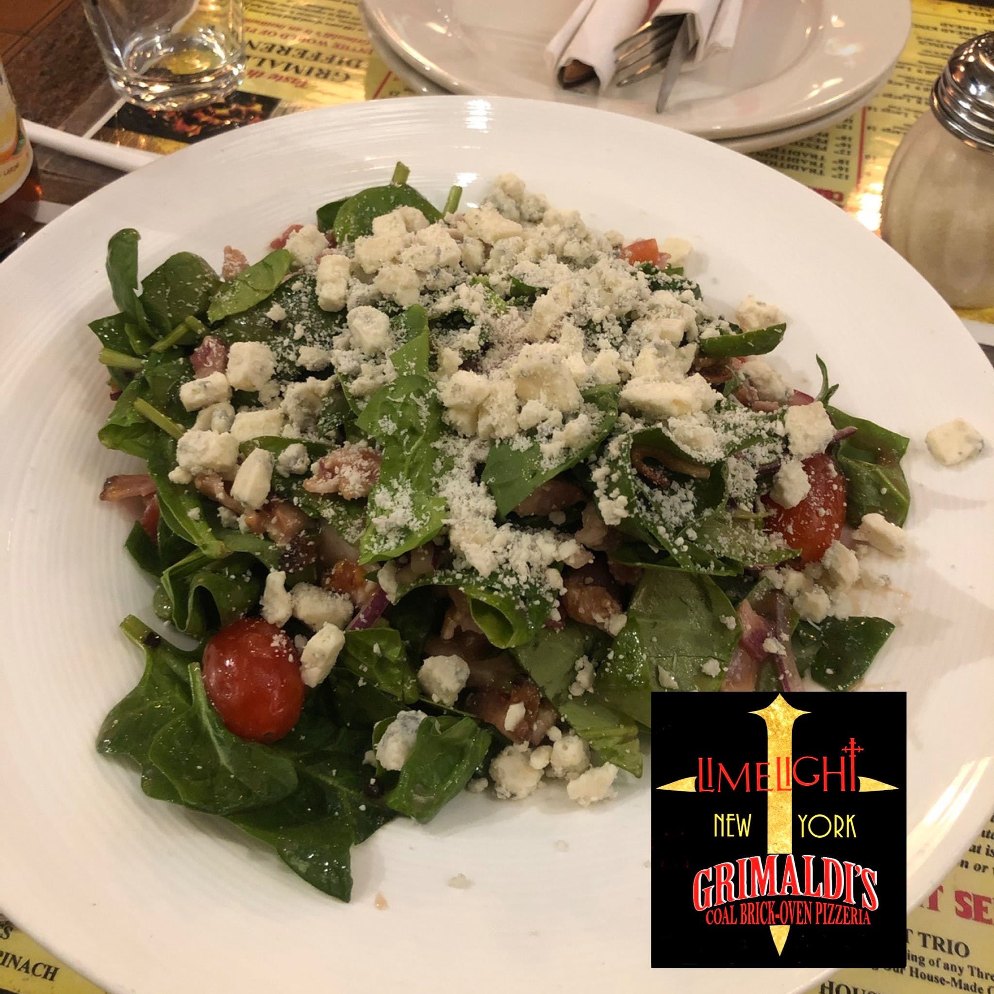 Order Spinach Salad - Small food online from 125th Pizza Of Harlem store, Harlem on bringmethat.com