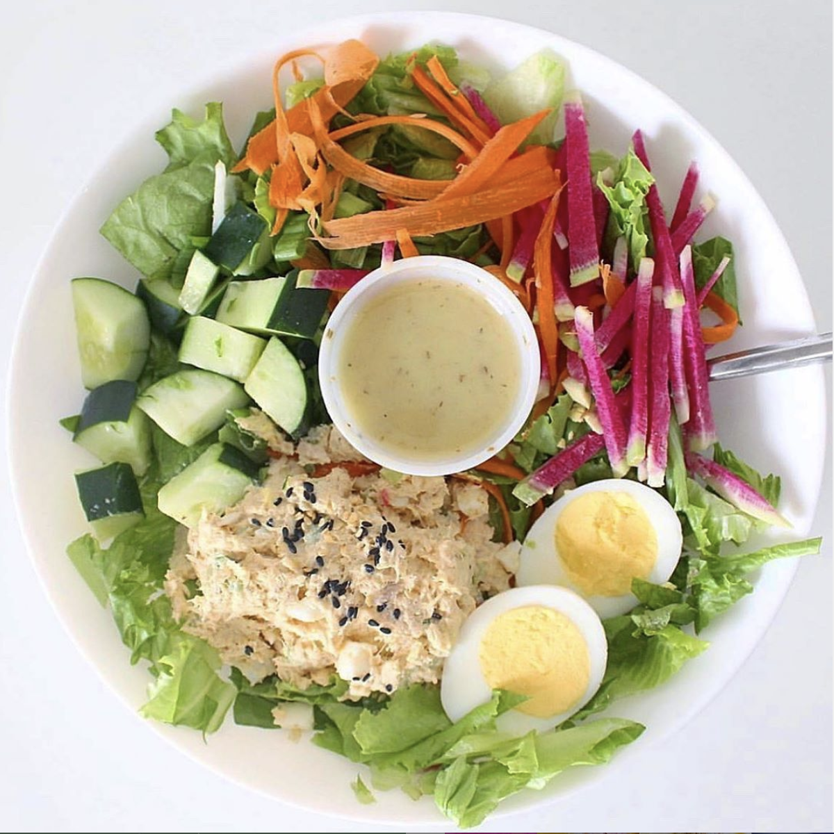 Order Tuna Salad Protein Bowl food online from Breadwinner store, Dunwoody on bringmethat.com