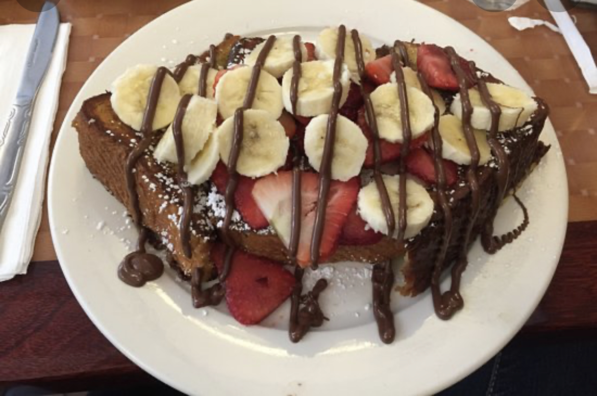 Order Nutella French Toast Breakfast food online from Golden Eagle II store, Bronx on bringmethat.com