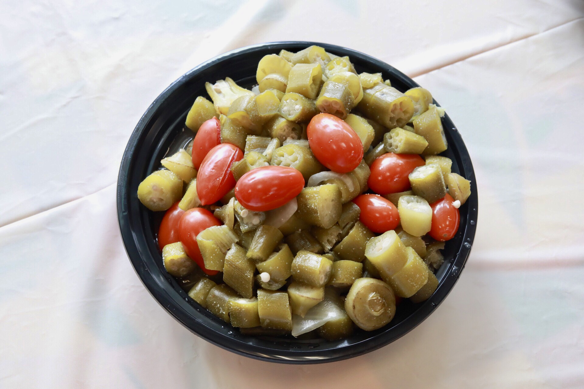 Order Okra & Tomatoes food online from Flava Kitchen And Catering store, Mt Vernon on bringmethat.com