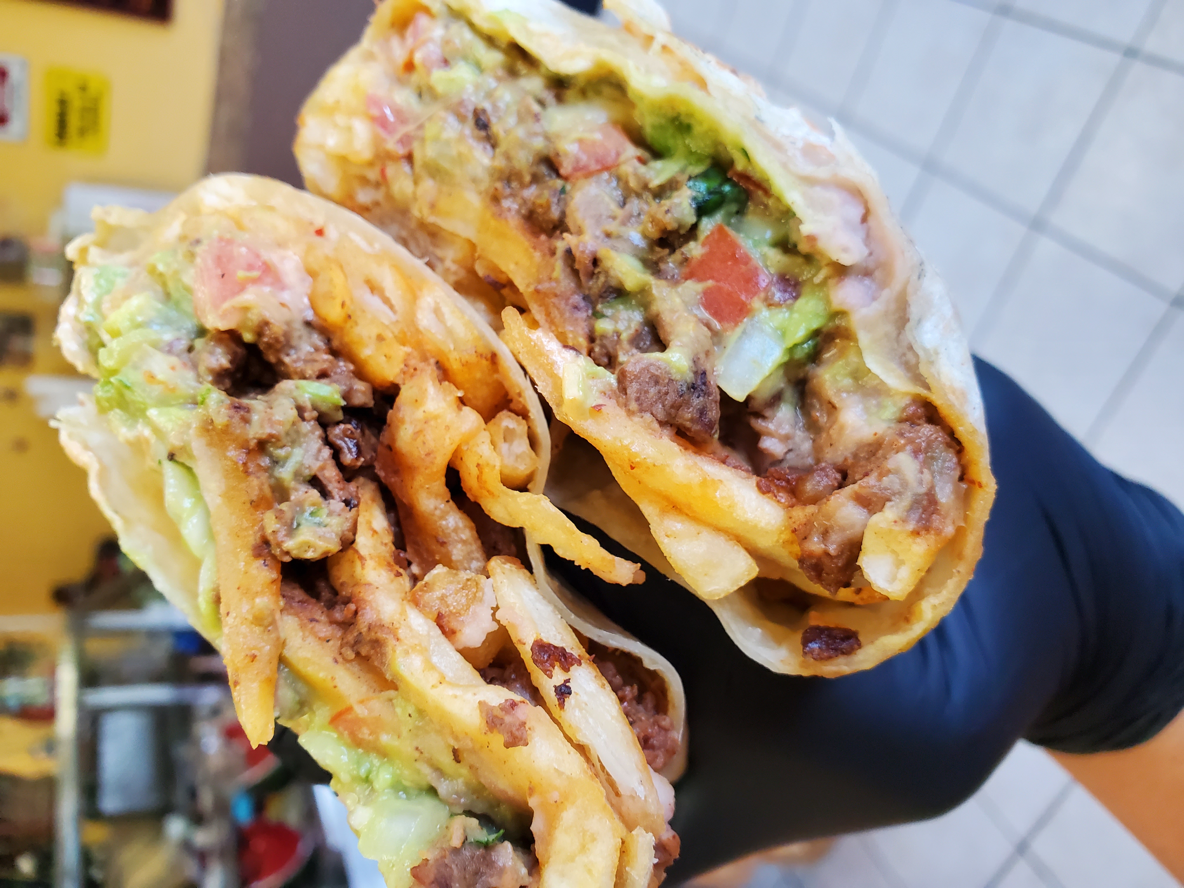 Order Cali Burrito food online from Los Chilitos Restaurant store, South El Monte on bringmethat.com