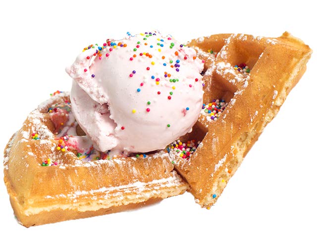 Order Half Waffle food online from Lucy's Waffles & Ice Cream store, Las Vegas on bringmethat.com