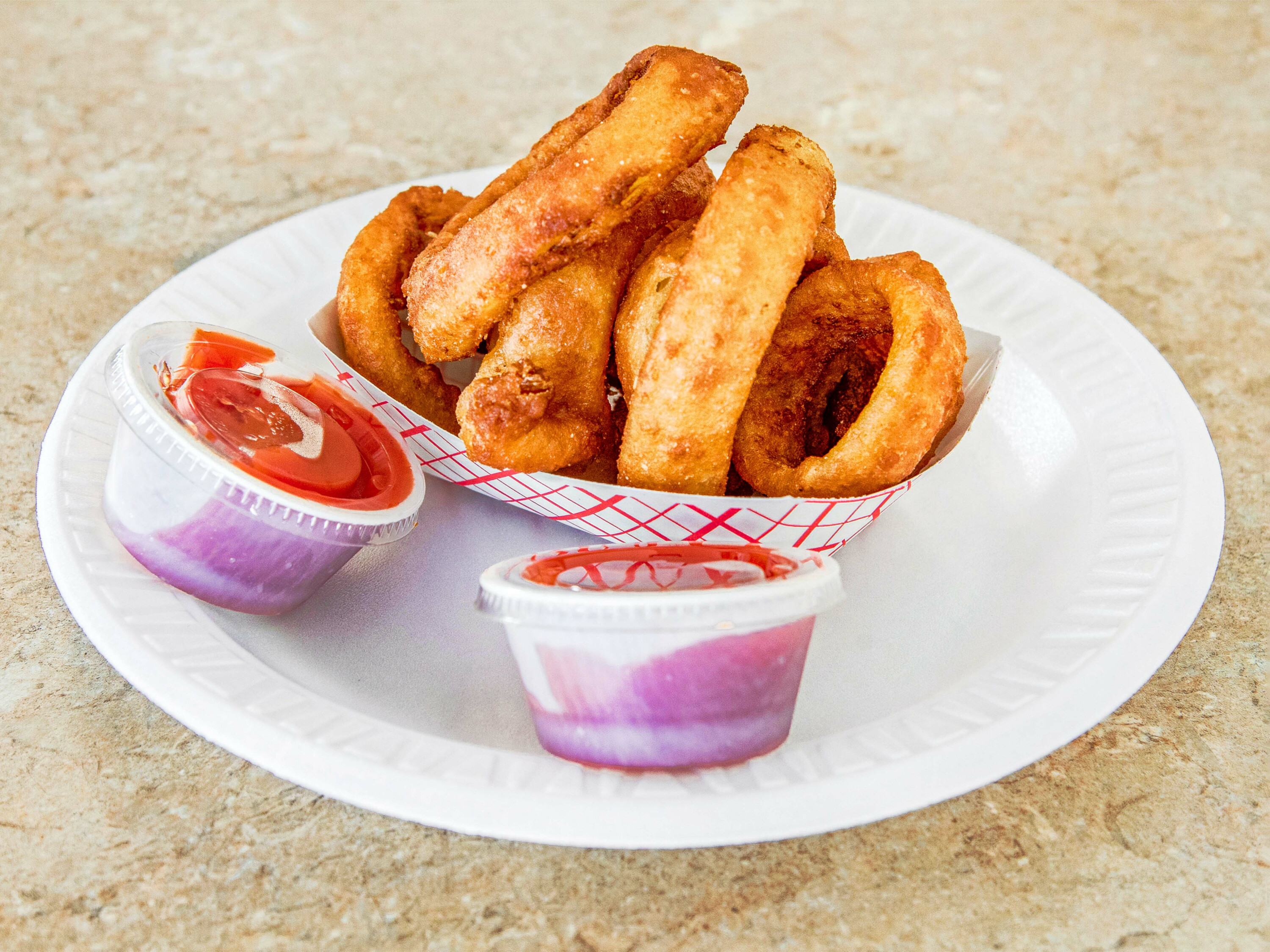 Order Onion Rings food online from Midway Drive In store, Huntington on bringmethat.com