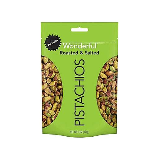 Order Wonderful Pistachios No Shell (6 OZ) 97038 food online from BevMo! store, Milpitas on bringmethat.com