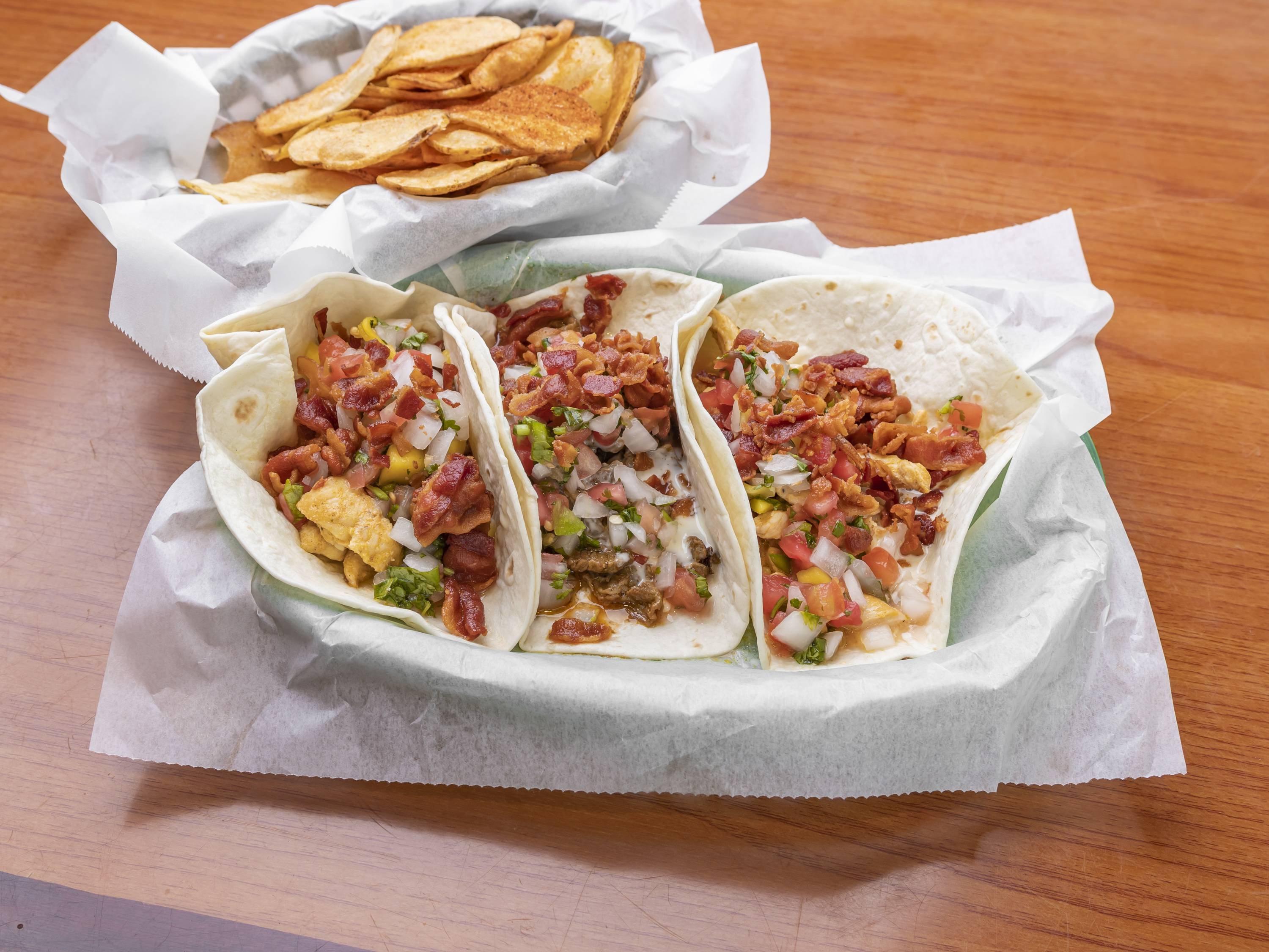 Order Tacos Locos Specialty food online from La Cocina del Rey store, Grovetown on bringmethat.com