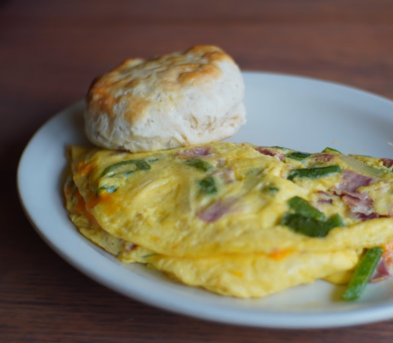 Order Farmers Omelet food online from Pizza House store, Ann Arbor on bringmethat.com