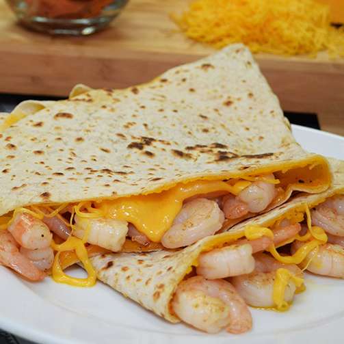 Order Shrimp Quesadilla food online from Federico Mexican Food store, Scottsdale on bringmethat.com