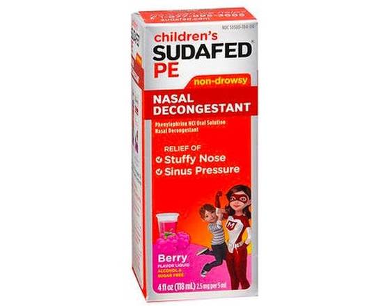 Order Children's Sudafed Berry 4 oz food online from McLean Ave Pharmacy store, Yonkers on bringmethat.com