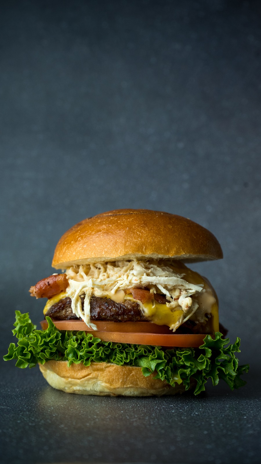 Order OMG Burger food online from Emoji Burger store, Jackson Heights on bringmethat.com