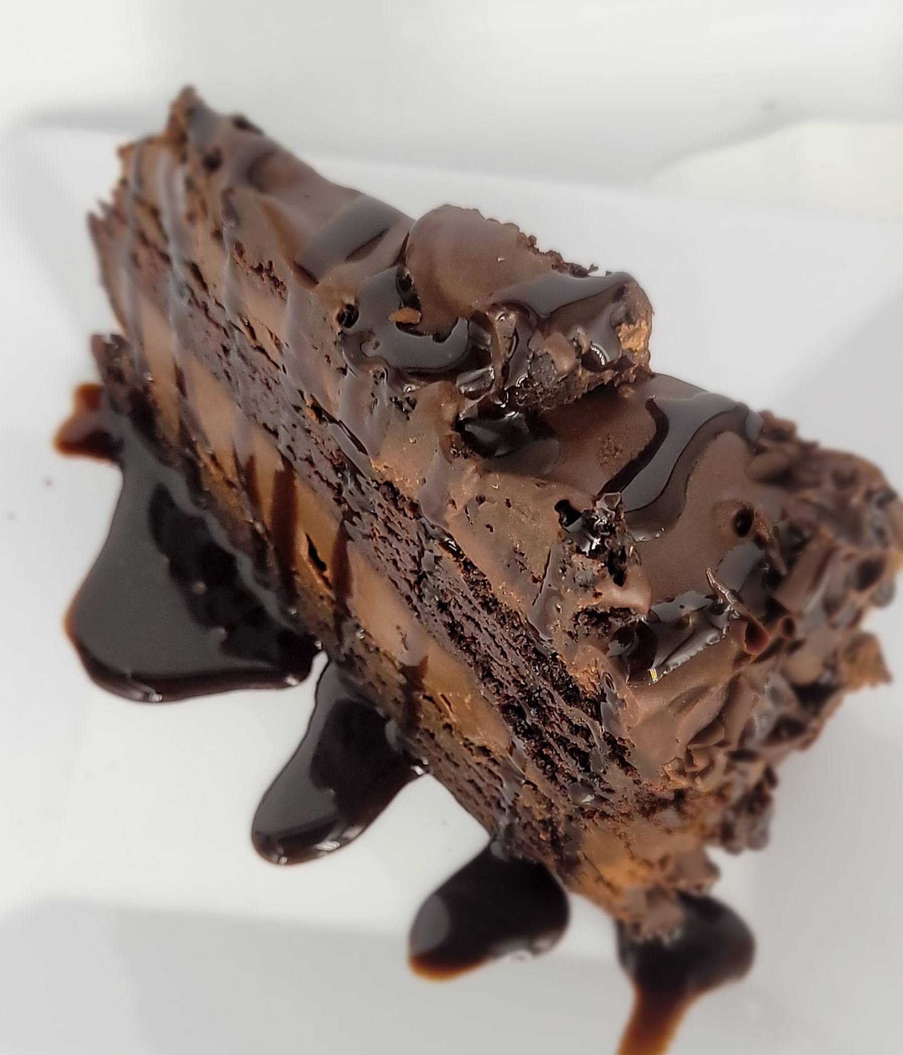 Order ULTIMATE 2 LAYER CHOCOLATE CAKE food online from Christine Casual Dining store, Green on bringmethat.com