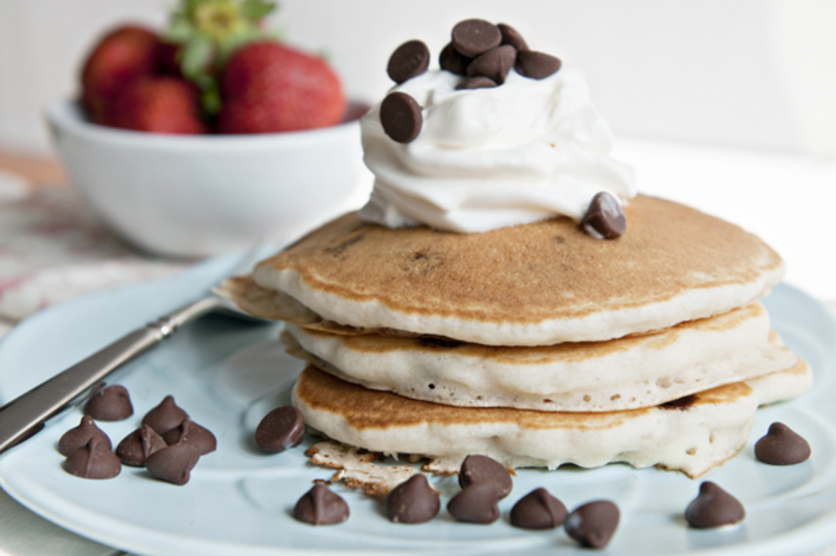 Order Chocolate Chip Pancakes food online from Jackson Hole store, Englewood on bringmethat.com