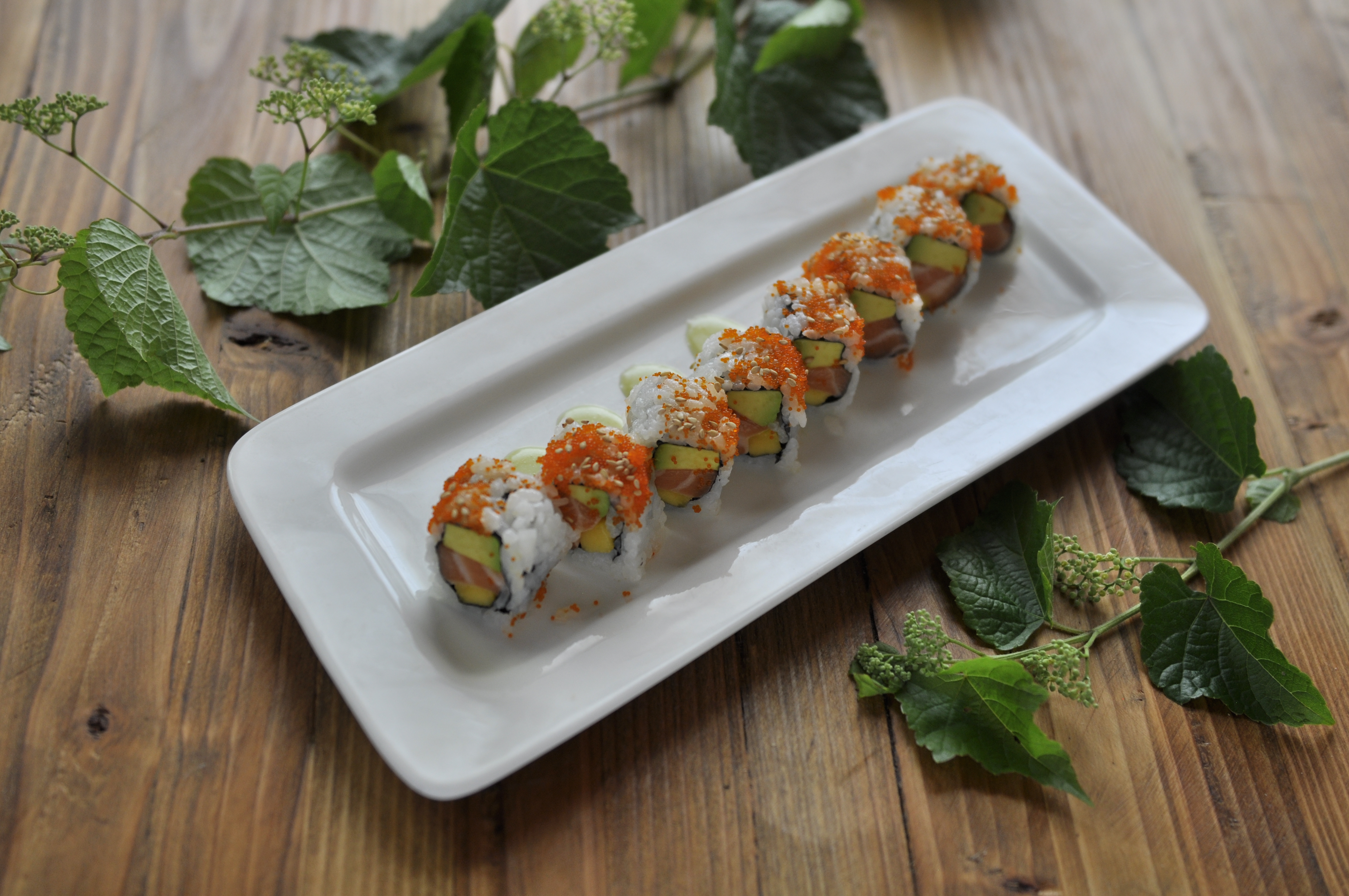 Order Scottish Salmon Toro Roll food online from Dashi Noodle House store, Ridgewood on bringmethat.com