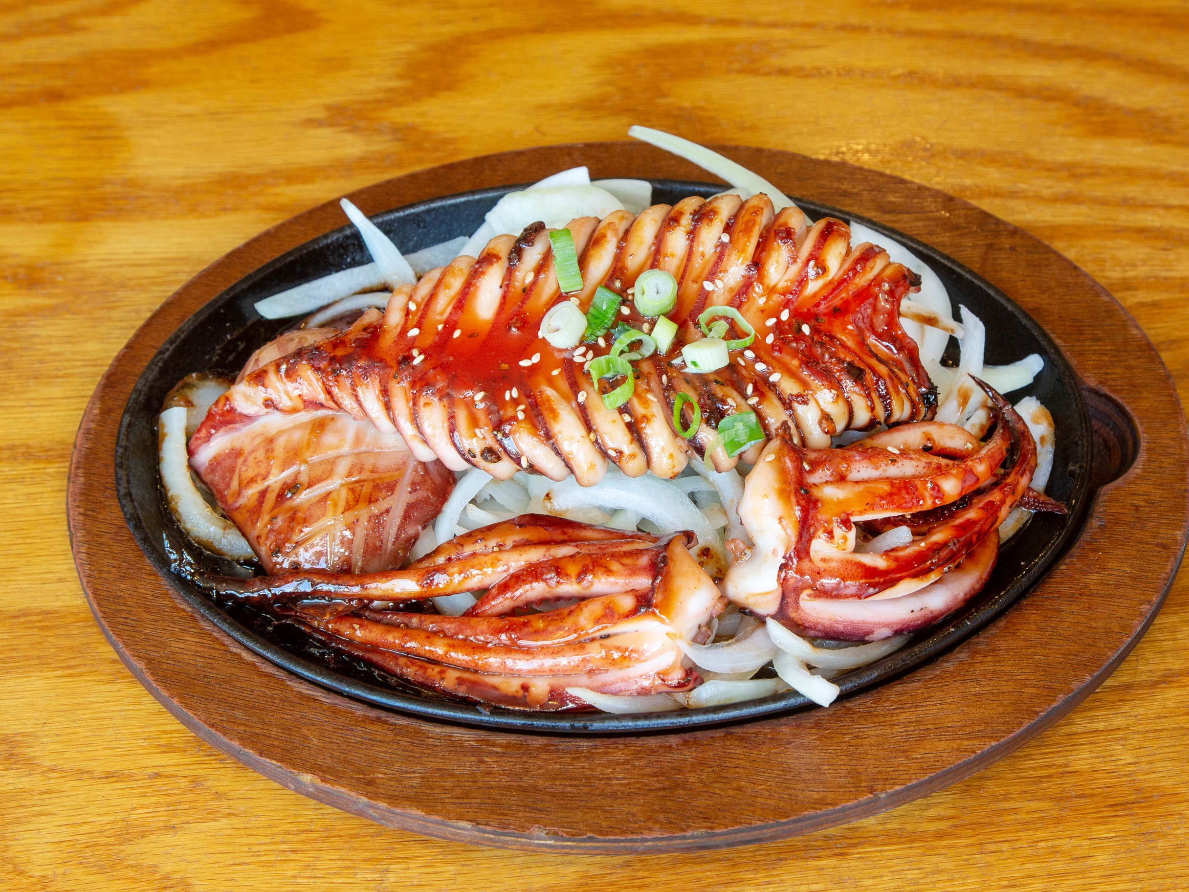 Order Squid B.B.Q with Spicy Sauce food online from So Gong Dong store, Palisades Park on bringmethat.com