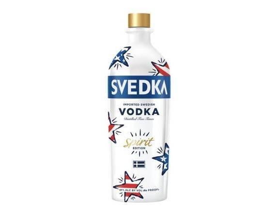 Order Svedka, 1.75L vodka (40.0% ABV) food online from Cold Spring Liquor store, Liberty Hill on bringmethat.com