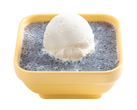Order V3 - Basil Seeds & Vanilla Ice Cream with Vanilla Frost 雪山黑珍珠配香草雪糕 food online from Sweethoney Dessert store, Alhambra on bringmethat.com