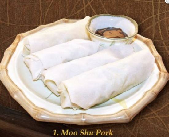 Order Moo Shu Pork food online from Rice Bowl store, Bakersfield on bringmethat.com