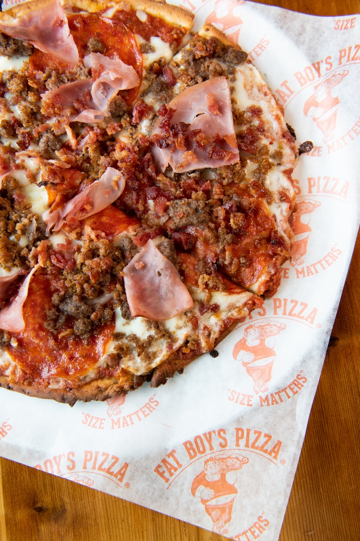 Order Gluten Free - The Meats food online from Fat Boy Pizza store, Metairie on bringmethat.com