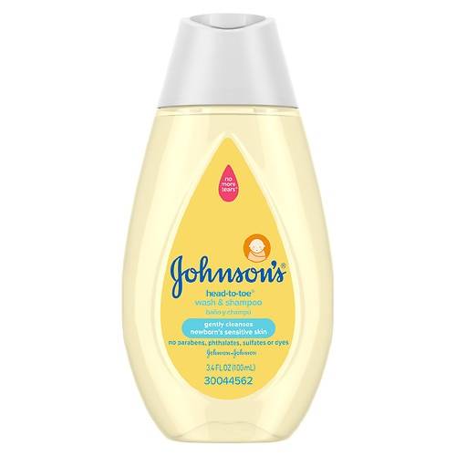 Order Johnson's Baby Head-To-Toe Gentle Tear-Free Baby Wash & Shampoo - 3.4 fl oz food online from Walgreens store, MIDDLETOWN on bringmethat.com