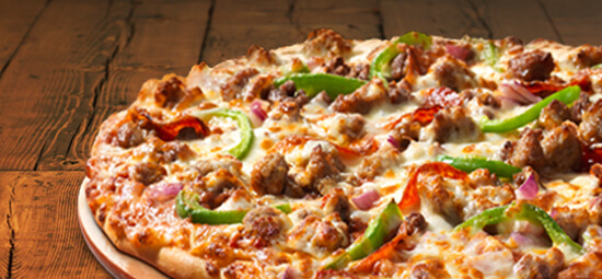 Order Original Deluxe Pizza food online from LaRosa's Pizzeria Clifton store, Cincinnati on bringmethat.com
