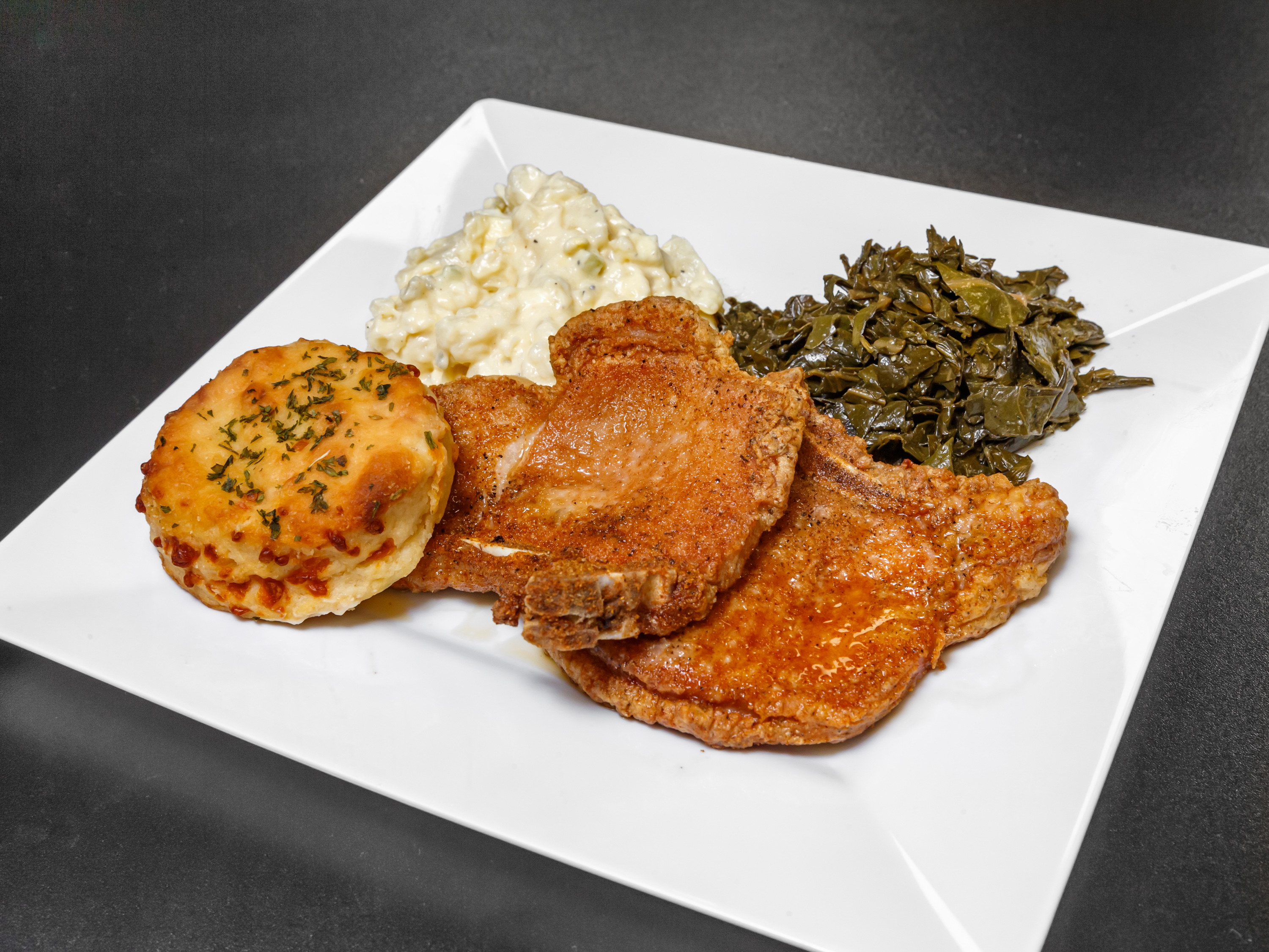Order Pork Chop Smothered food online from Hilda Soul Food Kitchen store, Munhall on bringmethat.com