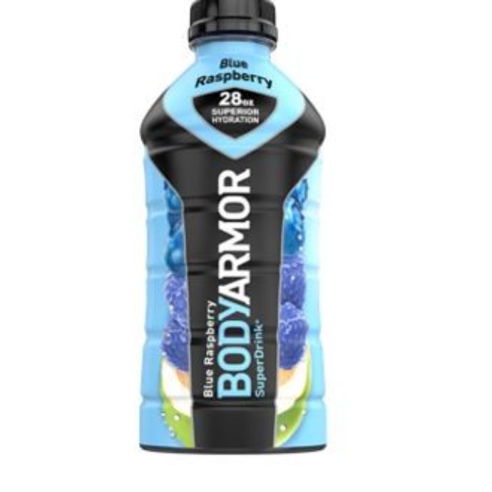 Order BODYARMOR Sports Drink, Blue Raspberry 28oz food online from 7-Eleven store, Chicago on bringmethat.com