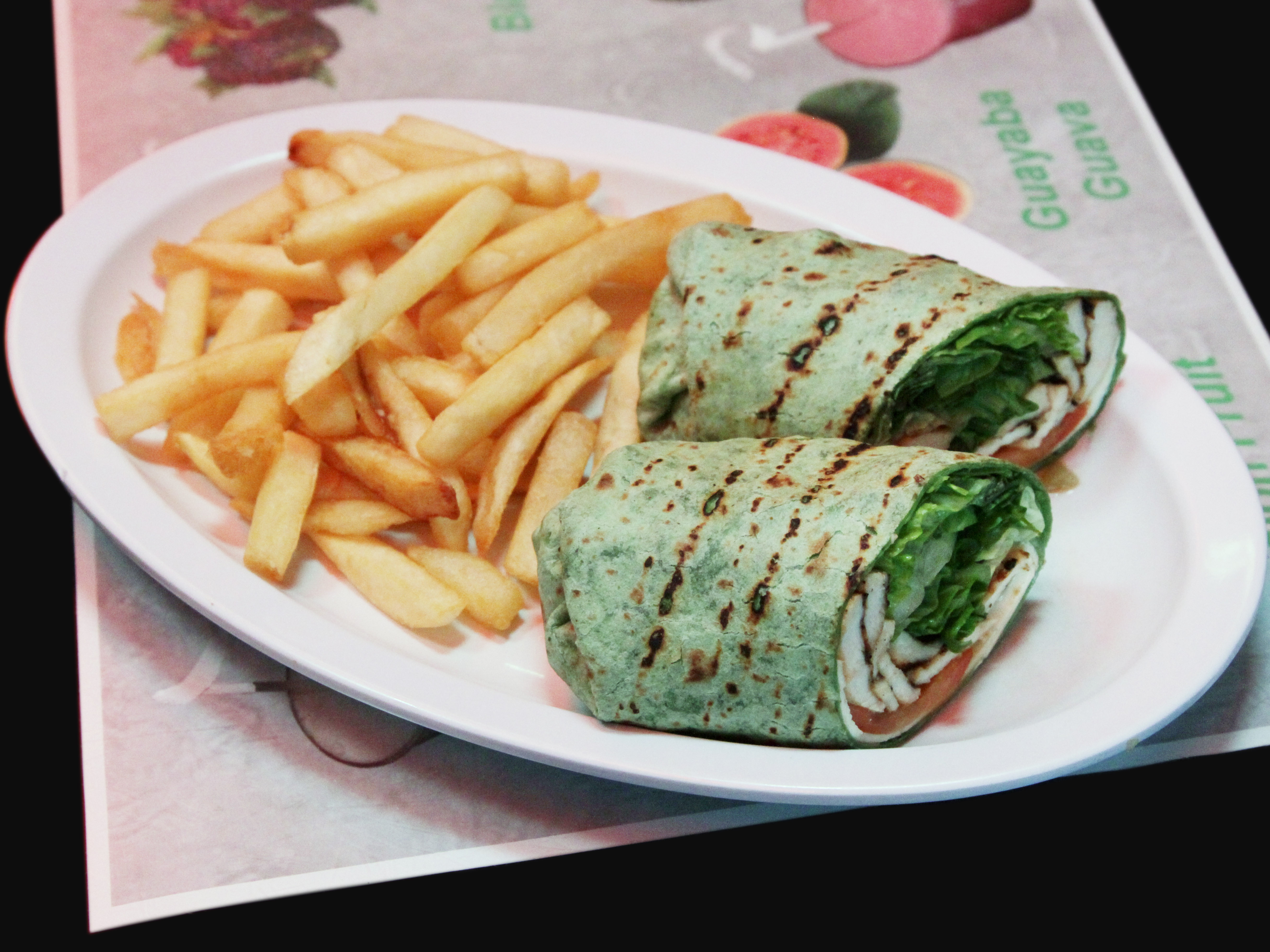 Order Grilled Chicken Italiano Wrap food online from Taste of Italy Pizza store, Corona on bringmethat.com