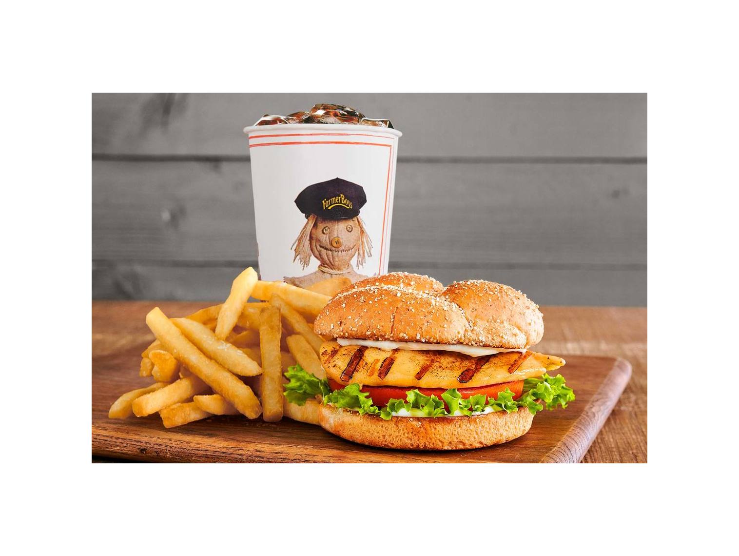 Order Charbroiled Chicken Sandwich Combo food online from Farmer Boys store, Murrieta on bringmethat.com