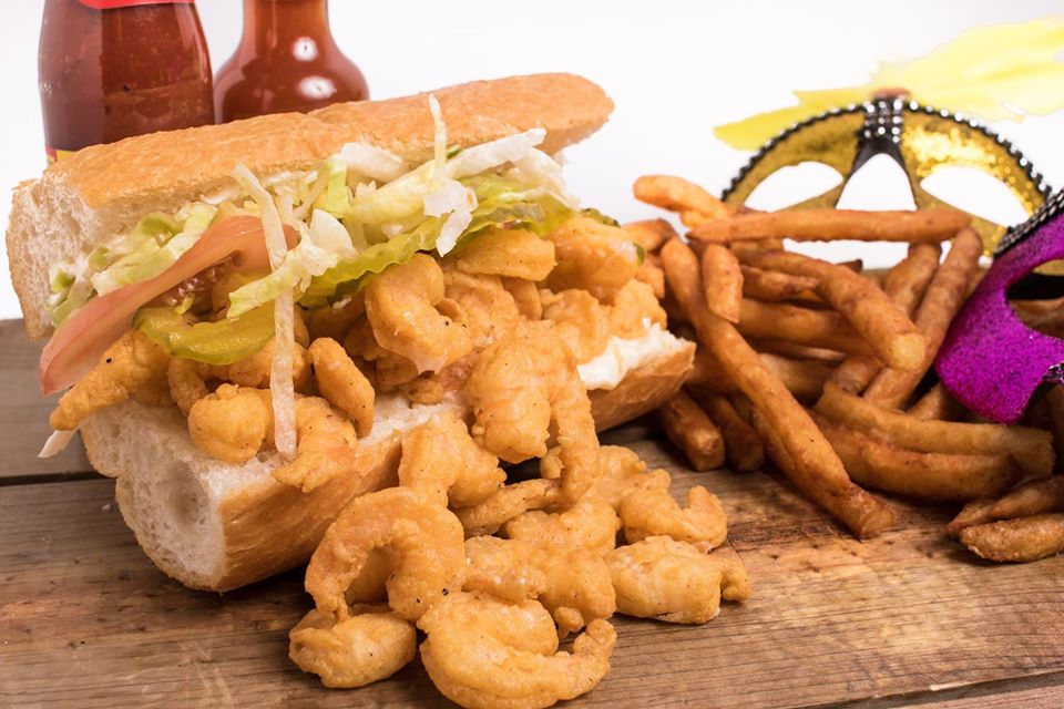 Order Fried Shrimp Po-Boy food online from Cc Cajun Seafood store, Houston on bringmethat.com