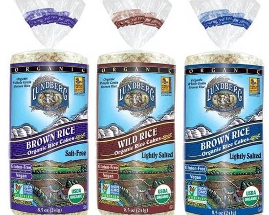 Order Lundberg Organic GF Brown Rice Cakes food online from Bel Clift Market store, SF on bringmethat.com