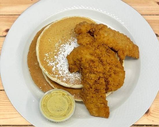Order PANCAKES AND CHICKEN FINGERS  food online from Cafe Unicorn store, New Rochelle on bringmethat.com