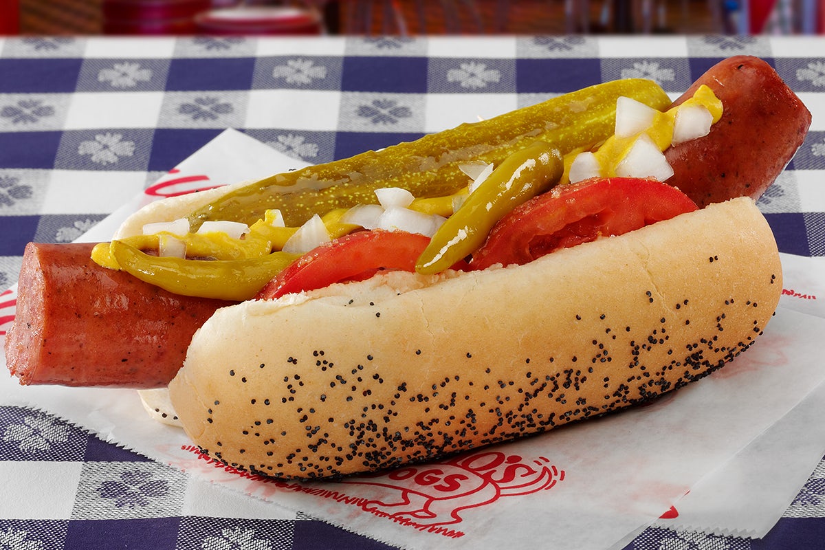 Order Char Grilled Polish Sausage food online from Portillo's Hot Dogs store, Northlake on bringmethat.com