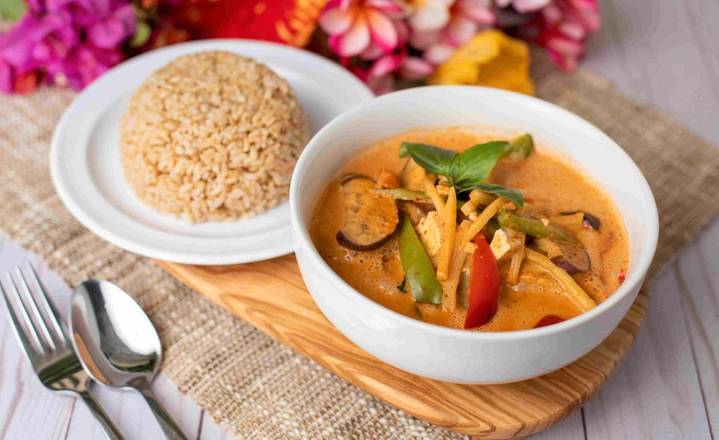 Order Red Curry food online from The Vegan Joint store, Los Angeles on bringmethat.com