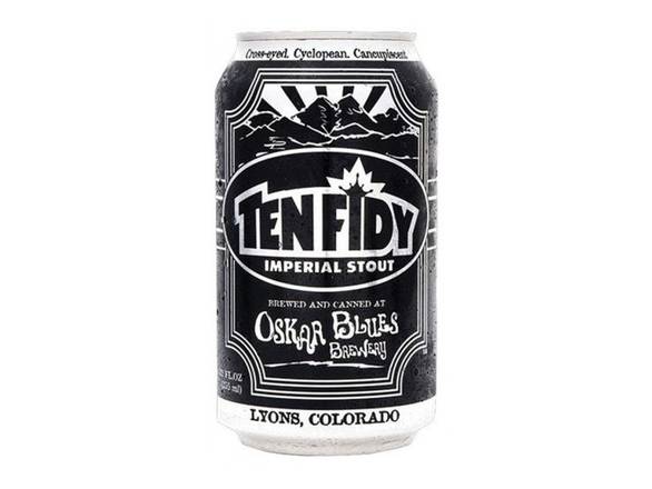Order Oskar Blues Ten Fidy Imperial Stout - 4x 12oz Cans food online from Jacob's Liquor store, Sachse on bringmethat.com