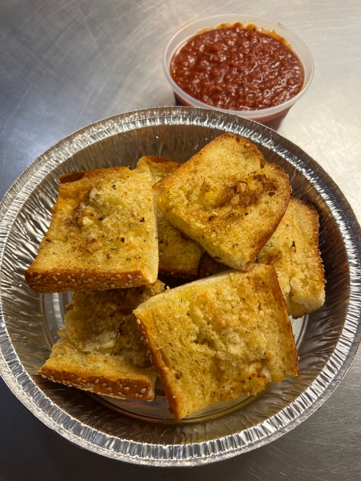 Order Garlic Bread with Marinara Sauce food online from Sparo Deli Catering store, Montclair on bringmethat.com