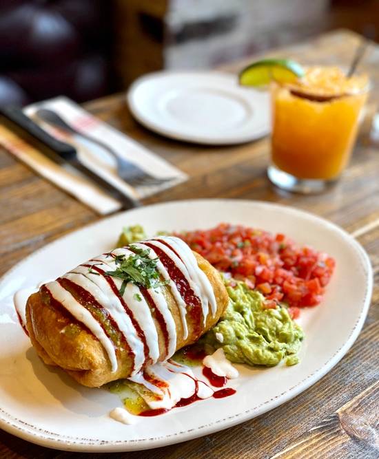 Order Chicken Chimichanga food online from Gringos & Mariachis store, Bethesda on bringmethat.com
