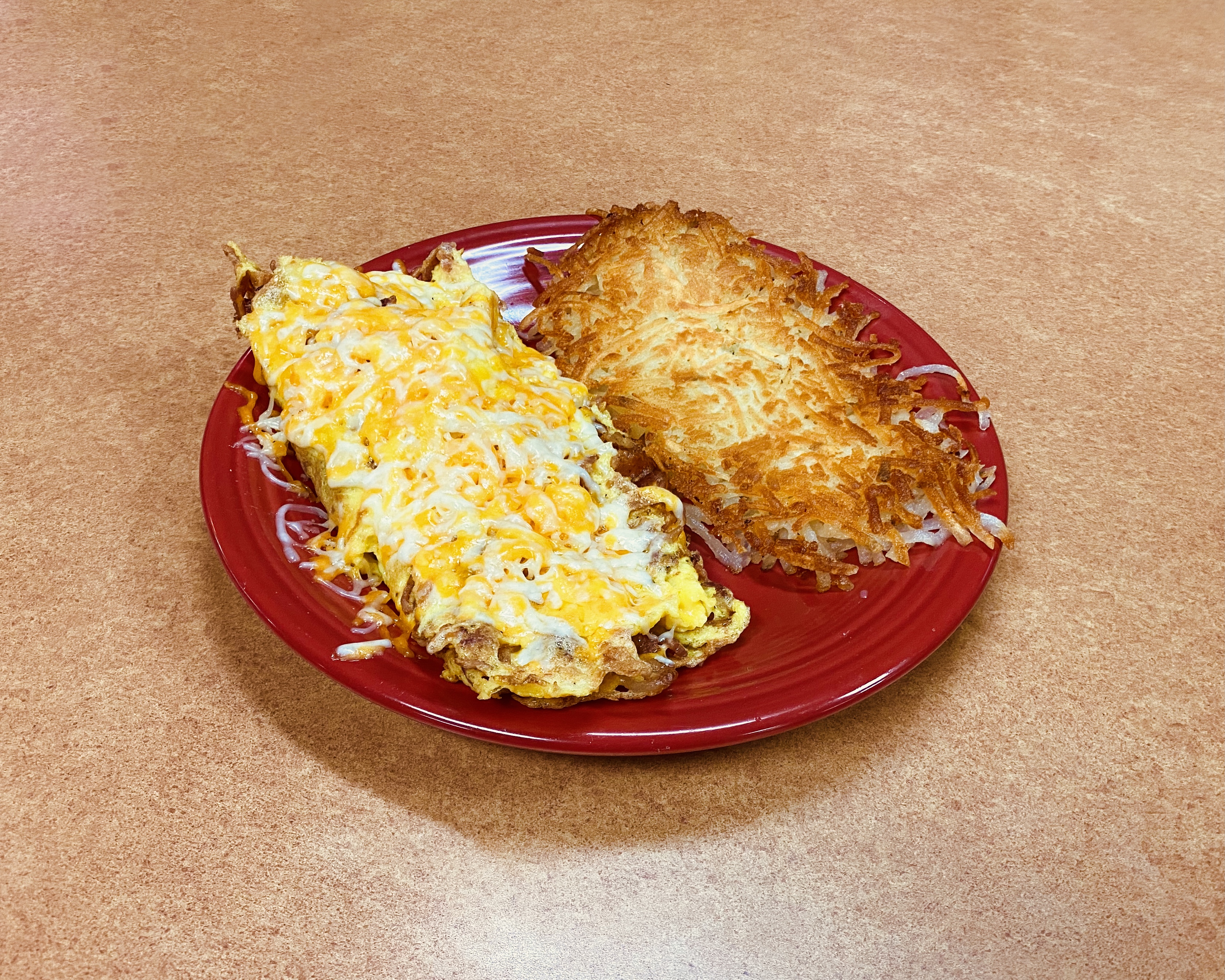 Order Bacon & Cheese Omelette food online from The Workz store, Lancaster on bringmethat.com