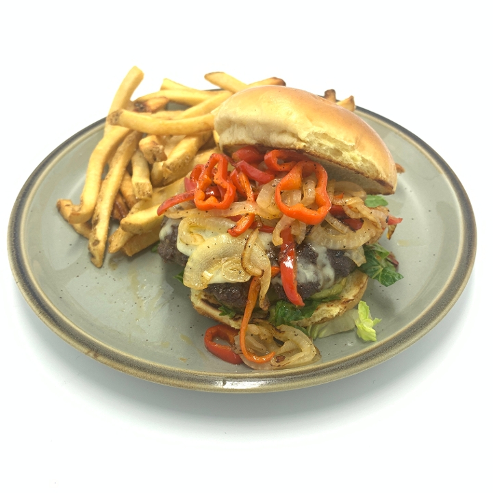 Order FRESNO BURGER food online from Lucha Cantina store, Rockford on bringmethat.com