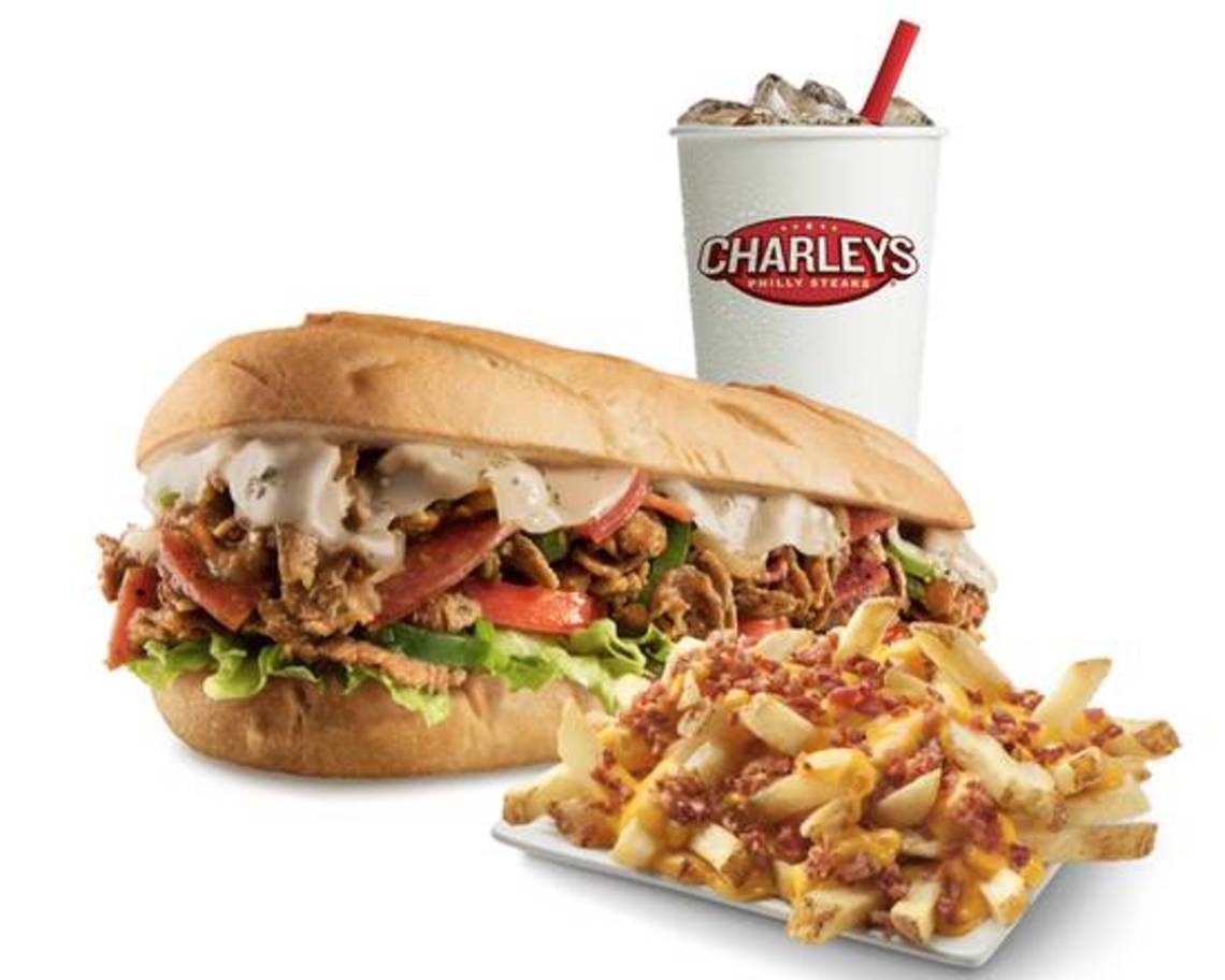 Order Pepperoni Cheesesteak Combo food online from Charleys Cheesesteaks store, Universal City on bringmethat.com