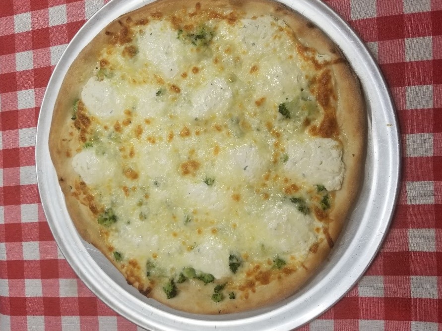 Order White Pizza food online from Outta Hand Pizza store, Westfield on bringmethat.com