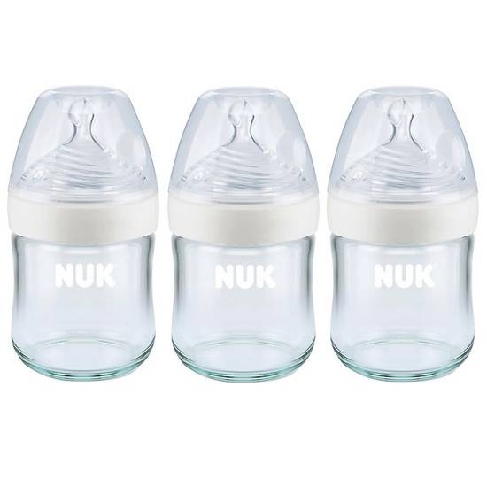Order NUK® Simply Natural™ 3-Pack 4 oz. Baby Bottles food online from Bed Bath & Beyond store, Lancaster on bringmethat.com