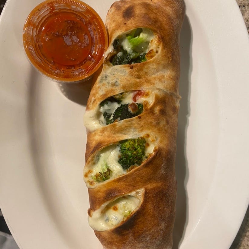 Order Vegetarian Stromboli - Personal food online from Planet Pizza store, Monroe on bringmethat.com