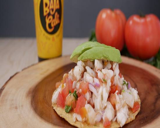 Order Shrimp Ceviche food online from Baja Cali Fish & Tacos store, Long Beach on bringmethat.com