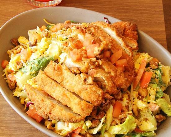 Order Southern Fried Chicken Salad food online from Hof Hut store, Seal Beach on bringmethat.com