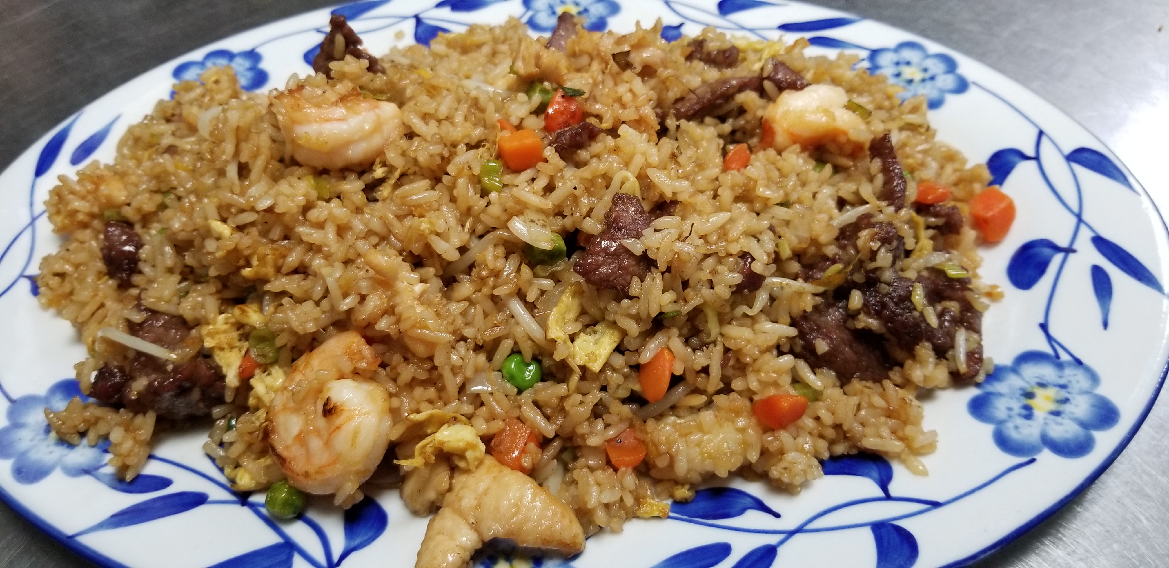 Order 53. Combination Fried Rice food online from Cyclo Restaurant store, Austin on bringmethat.com