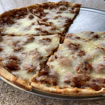 Order BBQ Chicken Pizza food online from Calabria Pizza store, Oradell on bringmethat.com