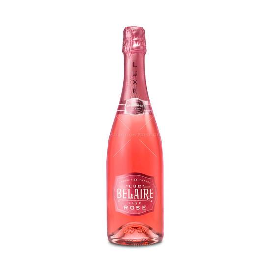 Order Luc Belaire Luxe Rose, 750mL sparkling wine (12.5% ABV) food online from Mimi Liquor store, Joliet on bringmethat.com