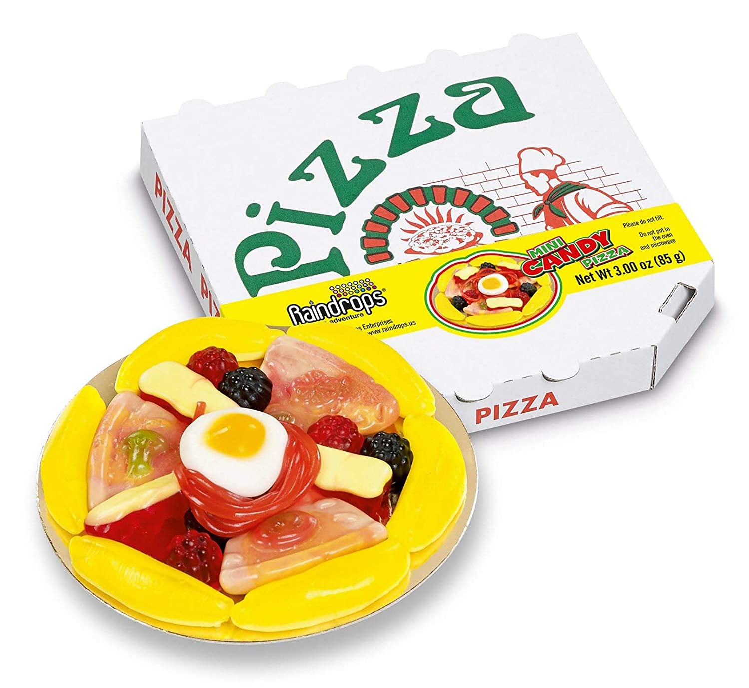 Order Gummi  Pizza   (Medium) 3oz. food online from Chocolate Boutique store, Pittsburgh on bringmethat.com